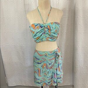 Two pieces Wild Fable Multicolor Patterned